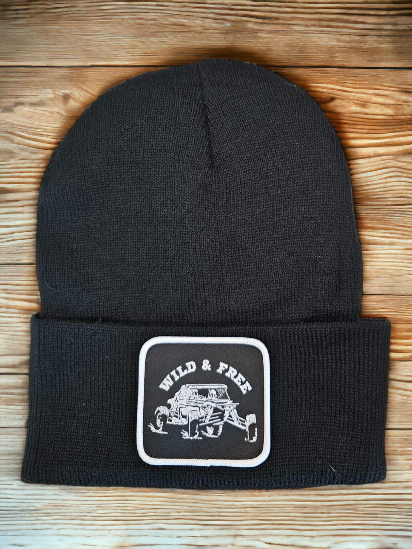 UTV Beanie with Wild and Free Patch