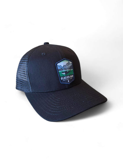 Alaska Glacier Bay National Park Trucker Snapback Hat image 2