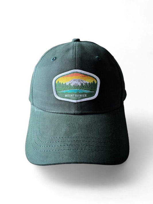 Mount Rainier National Park Baseball Cap - Outdoor Adventure Souvenir Hiking Dad Hat Gift image 0