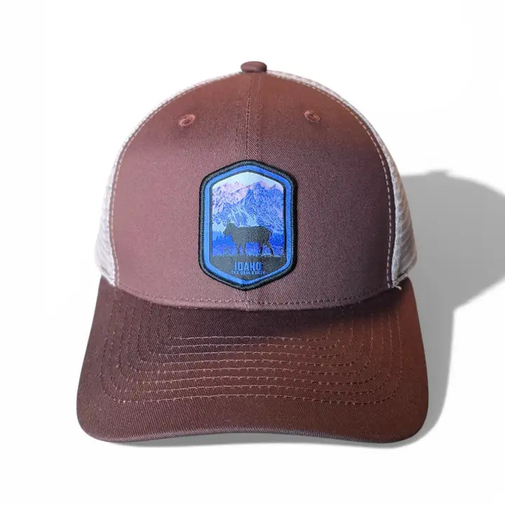 Idaho Trucker Hat Mesh Snapback Adjustable Vintage Style Cap