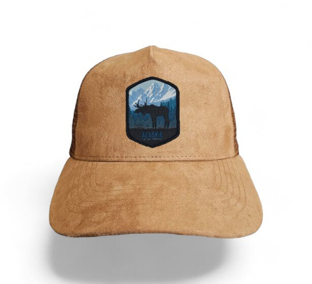 State Collection 5-Panel Trucker Hat – Suede with Snapback - Alaska image