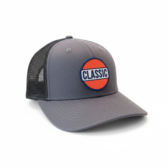 76 Vintage Retro Patch Trucker Hat - Classic Mesh Snapback