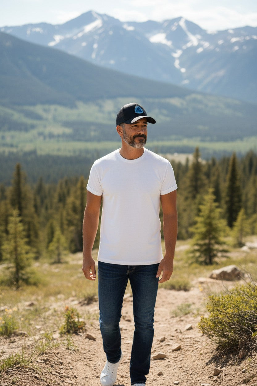 Continental Divide Trail Hat with Official CDT Patch - Trucker Style