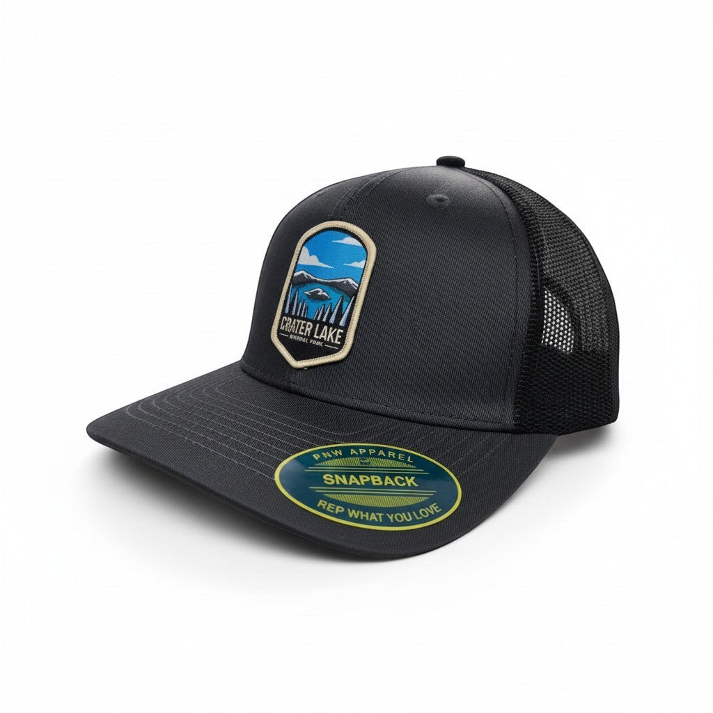 Crater Lake National Park Snapback Hat | Oregon Souvenir Cap