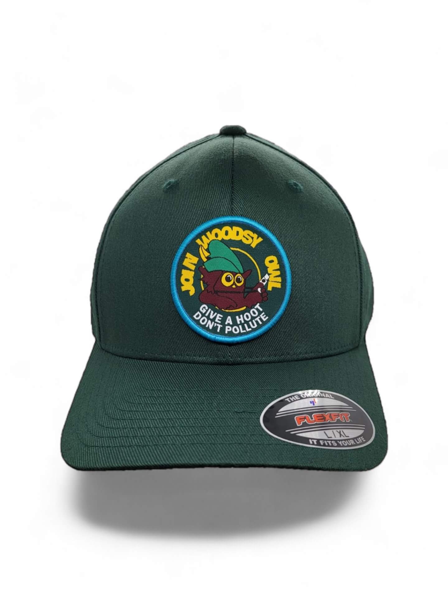 Woodsy Owl Hat With Woven Woodsy Owl Patch image 0