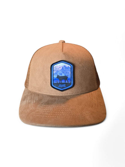 State Collection 5-Panel Trucker Hat – Suede with Snapback image 7