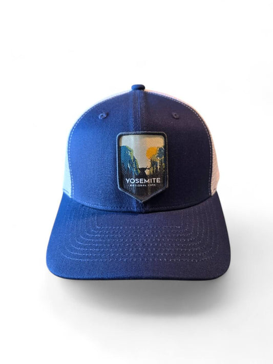 Yosemite Trucker Hat with Patch for National Park Lovers image 1