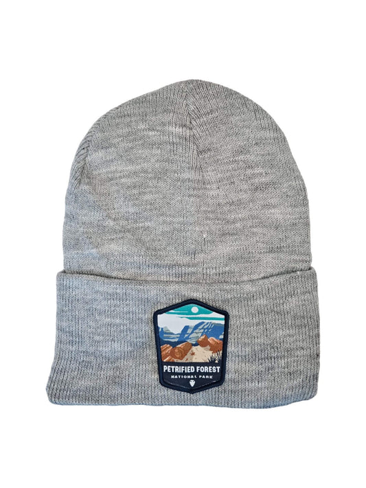 Petrified Forest Beanie with National Park Patch image 0