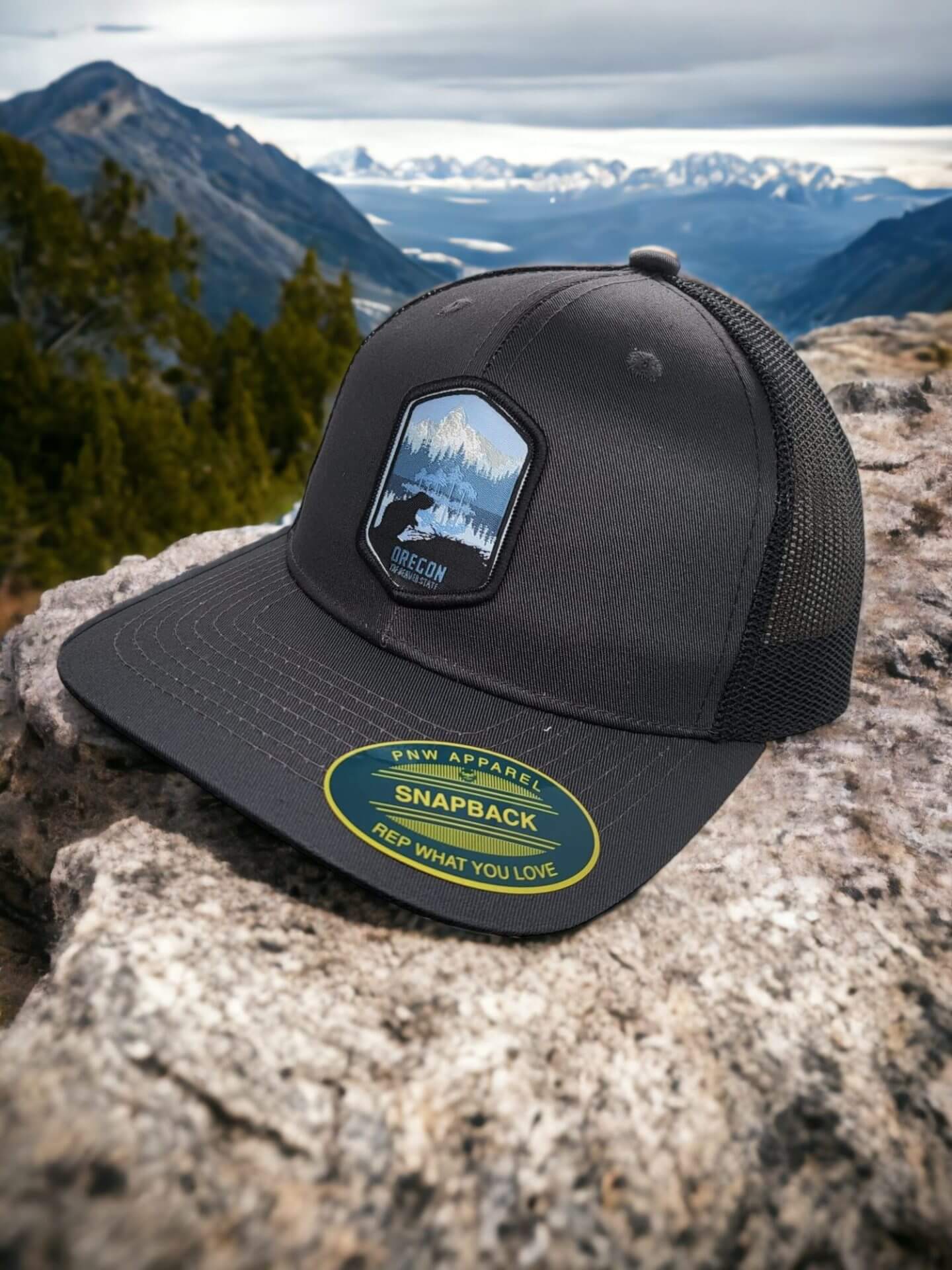 Oregon Trucker Hat with Patch image 3