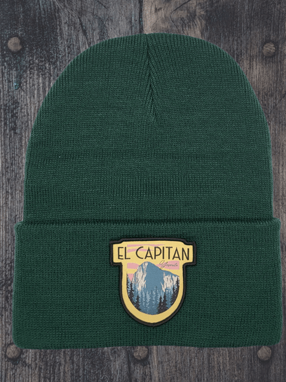 El Capitan Yosemite Beanie - Forest Green image