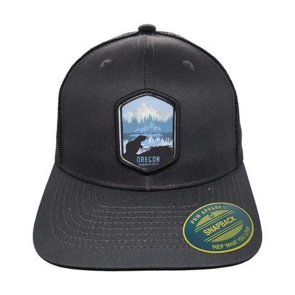 Oregon Trucker Hat Patch Outdoors Camping Hiking Fishing Gifts