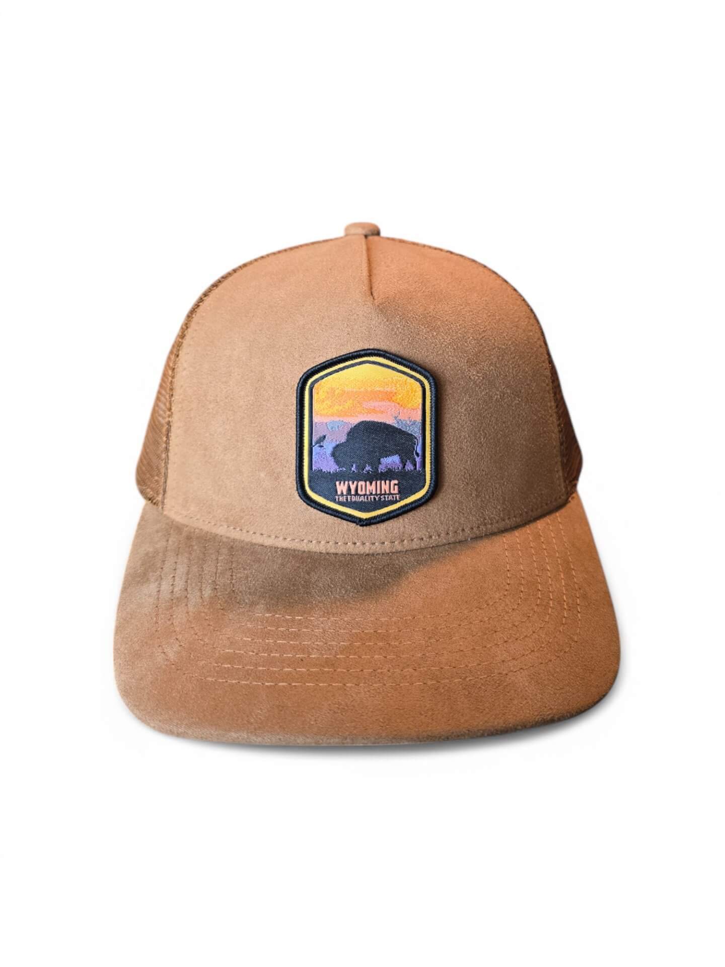 State Collection 5-Panel Trucker Hat – Suede with Snapback image 8