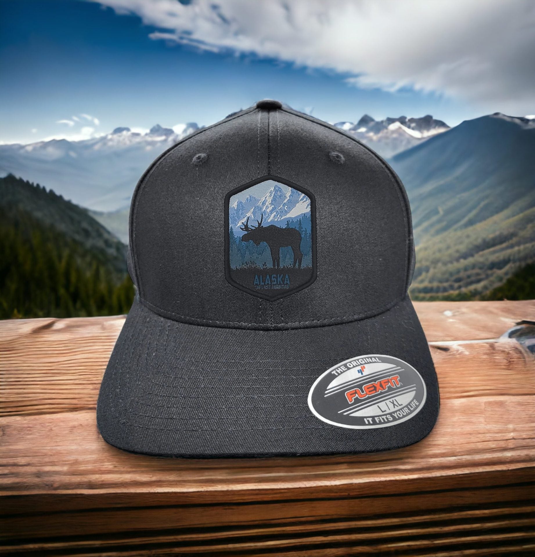 Alaska Fitted Hat w/ Last Frontier Patch image 4