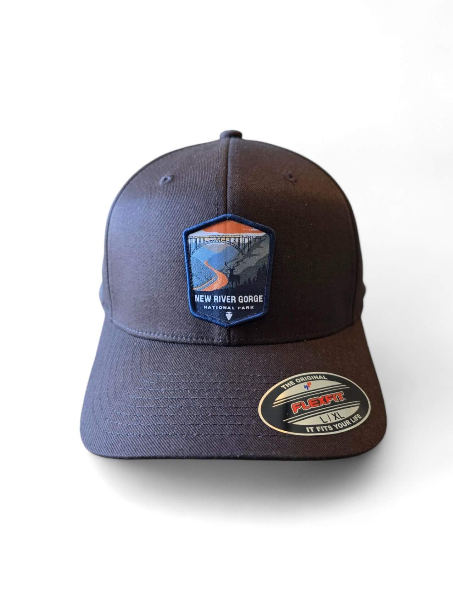 New River Gorge National Park Fitted Hat image 2
