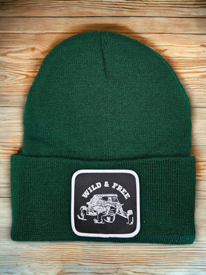 UTV Beanie with Wild and Free Patch image 2