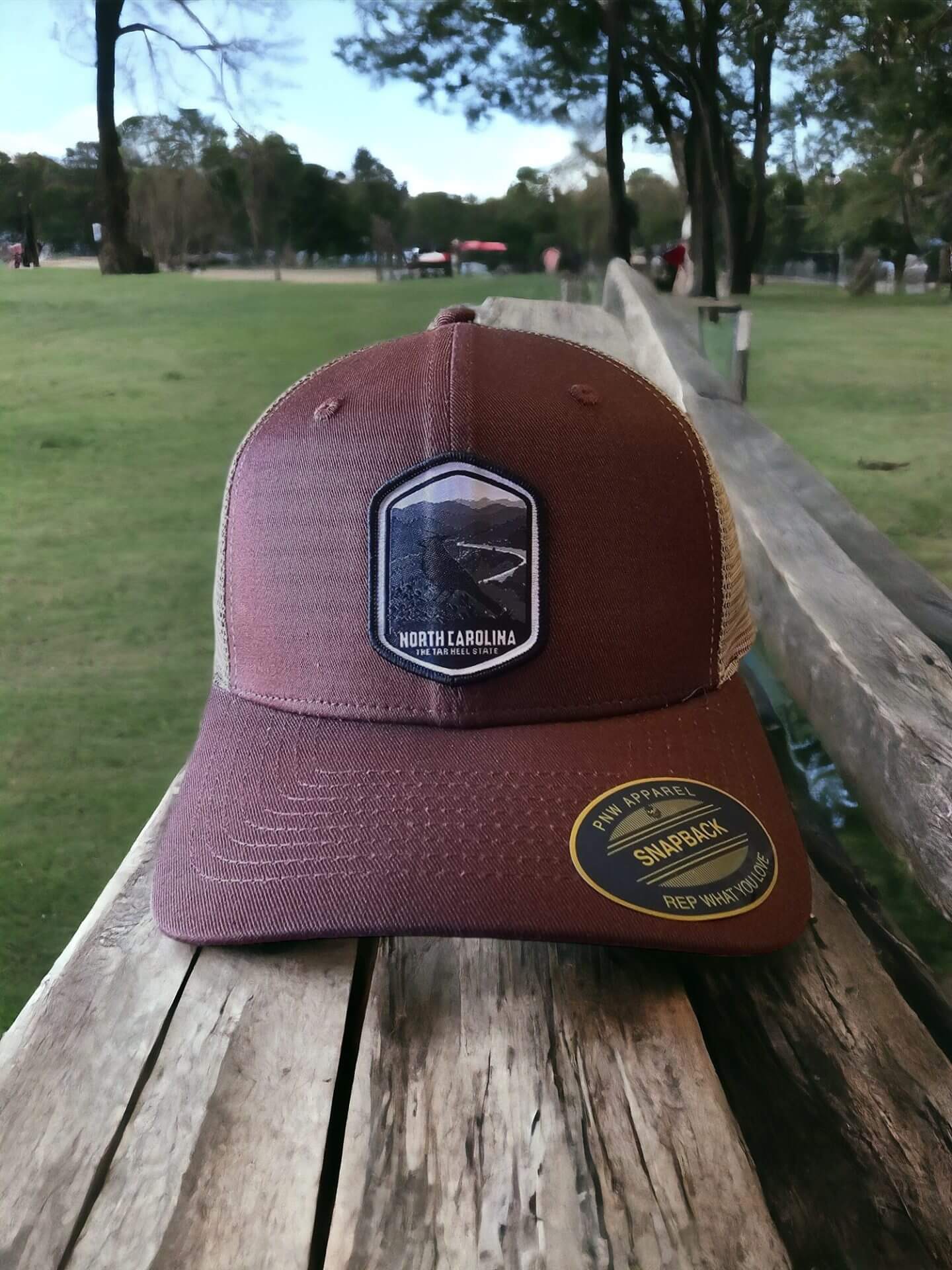 North Carolina Tar Heels Snapback Trucker Hat image 2