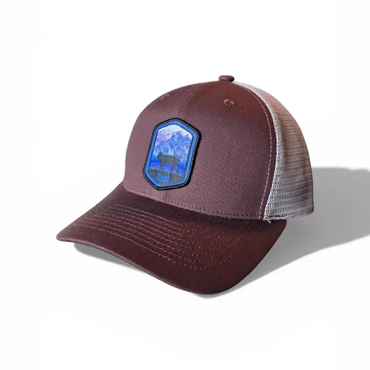 Idaho Trucker Hat Mesh Snapback Adjustable Vintage Style Cap