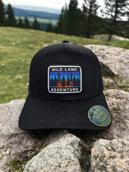 Adventure Trucker Hat Mesh Back Snapback Cap image 3