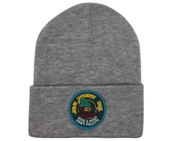 Woodsy Owl Beanie With Woodsy Owl Patch