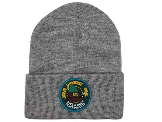 Woodsy Owl Beanie With Woodsy Owl Patch