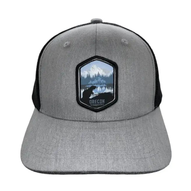 Oregon Trucker Hat Patch Outdoors Camping Hiking Fishing Gifts