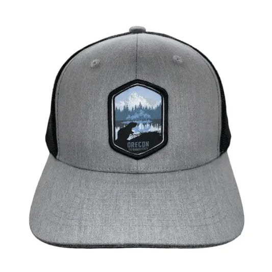 Oregon Trucker Hat Patch Outdoors Camping Hiking Fishing Gifts