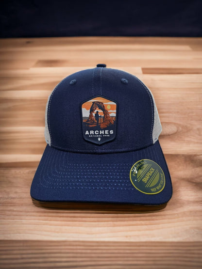 Stylish Outdoor Cap with Arches National Park Design for Men - Explore in Style