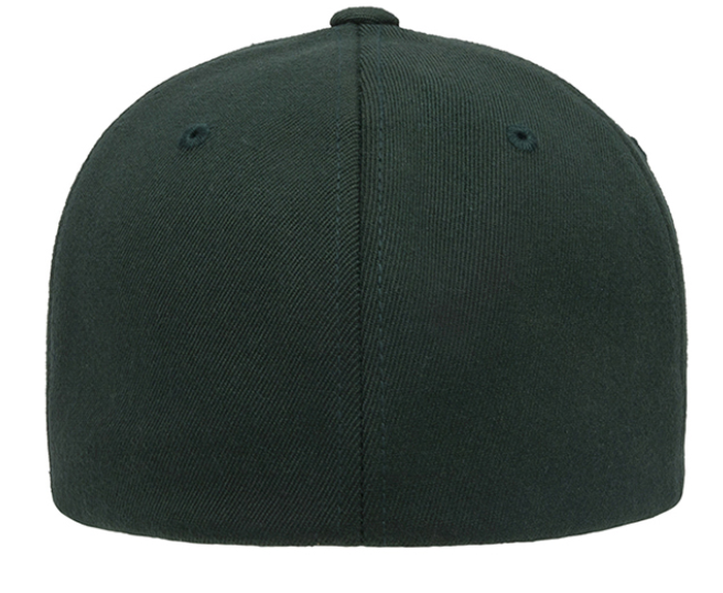 Sunset Mountain Flexfit Hat – Fitted Cap with Retro Nature Patch