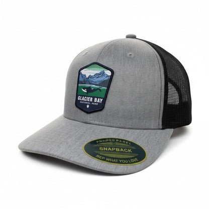 Glacier Bay National Park Alaska Trucker Snapback Hat