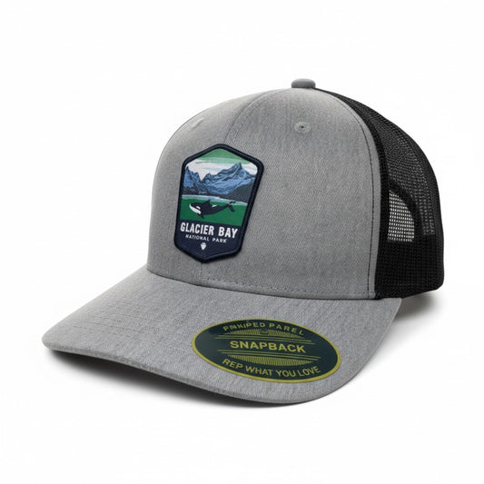 Glacier Bay National Park Alaska Trucker Snapback Hat