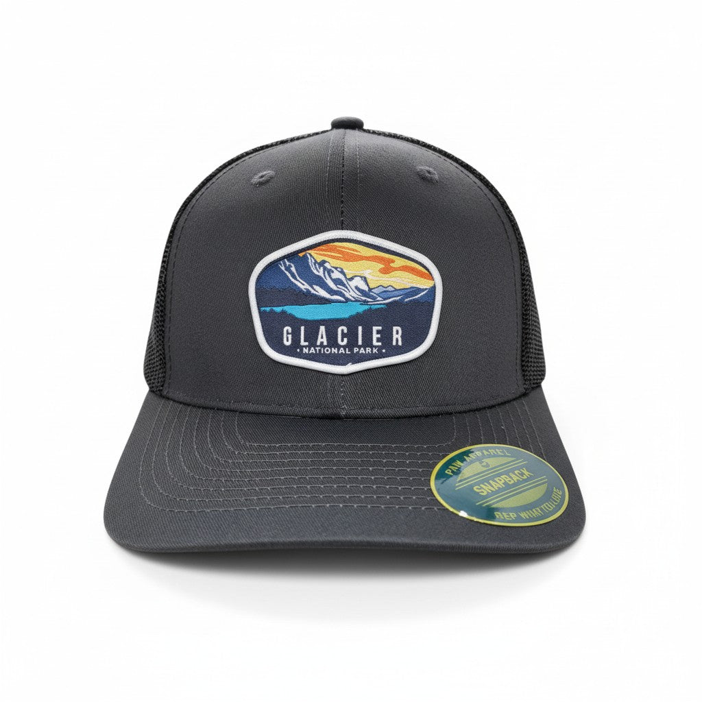 Glacier National Park Snapback Hat | Montana Souvenir Cap