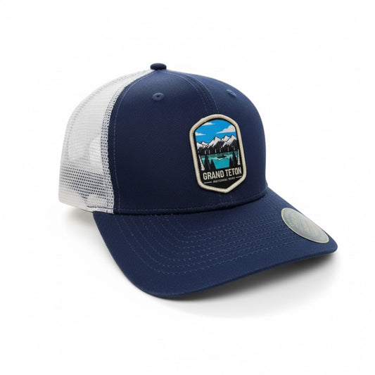 Grand Teton National Park Trucker Hat - Wyoming Mountain Cap