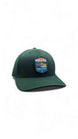 Hawai‘i Volcanoes Hat – Green Black Fitted National Park Cap