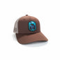 Hawaii State Outline Snapback Trucker Hat Mesh Cap