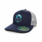 Hawaii State Outline Snapback Trucker Hat Mesh Cap