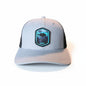 Hawaii State Outline Snapback Trucker Hat Mesh Cap