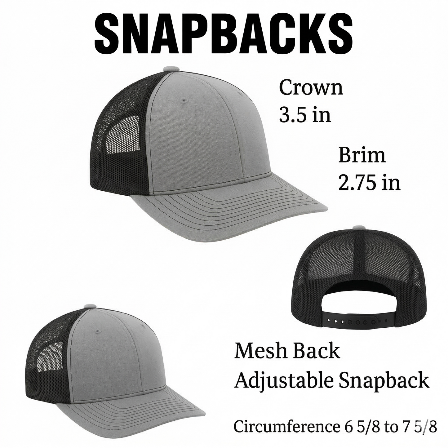 Officially Licensed Smokey Bear Vintage Snapback Trucker Hat