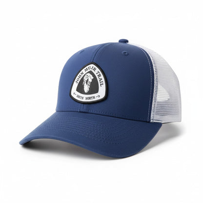 John Muir Trail JMT Trucker Hat | Hiking Baseball Cap Patch