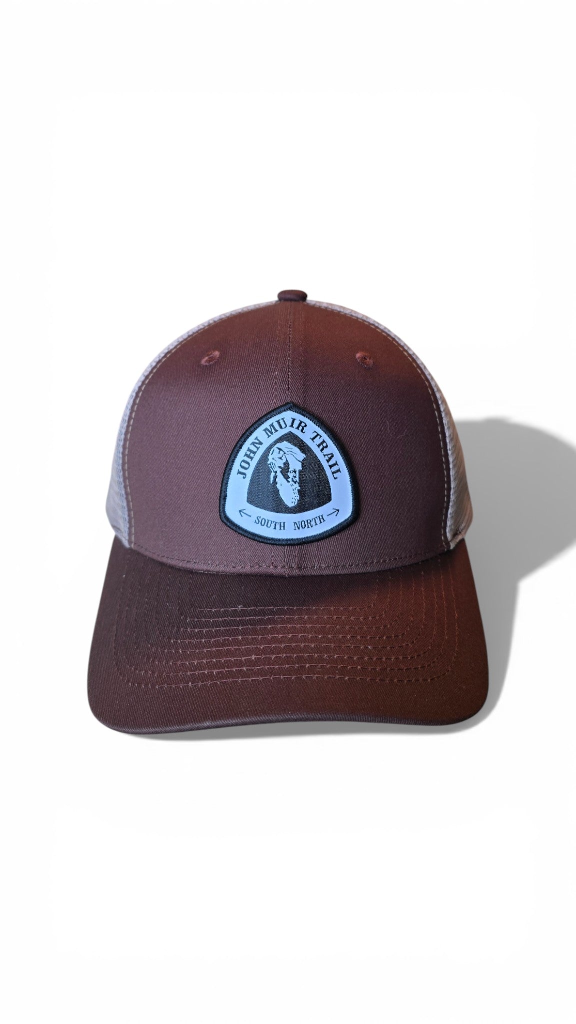 John Muir Trail Trucker Hat | JMT Hiking Cap | Official Patch Souvenir