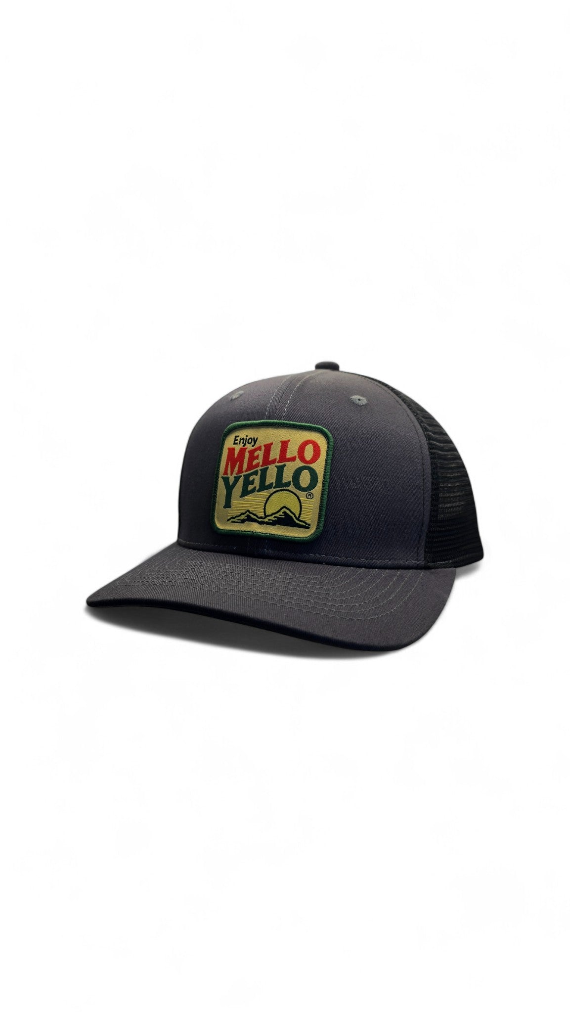 Retro Mello Yello Patch Trucker Hat – 5 Color Options