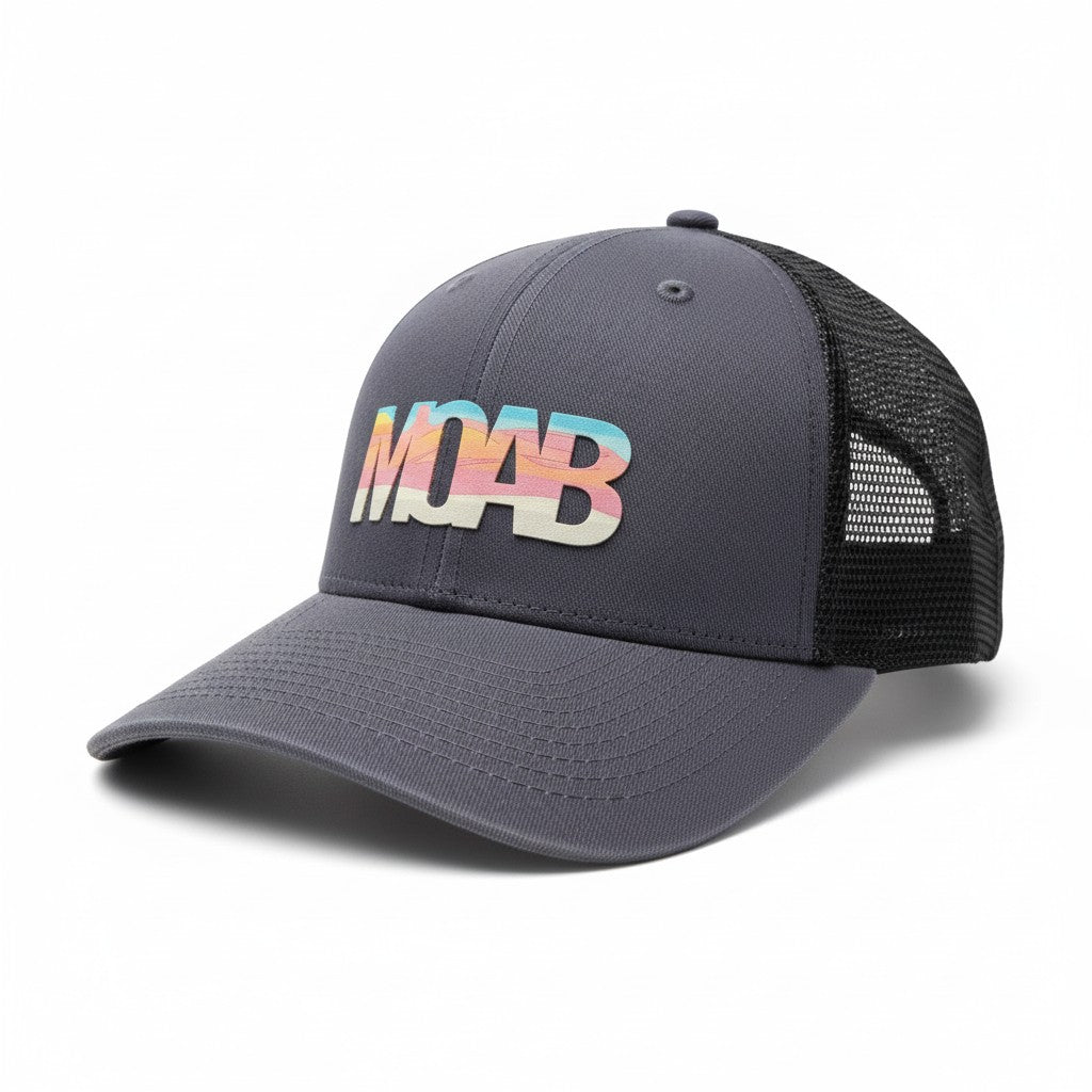 Moab Utah National Park Trucker Hat - Hiking Adventure Cap
