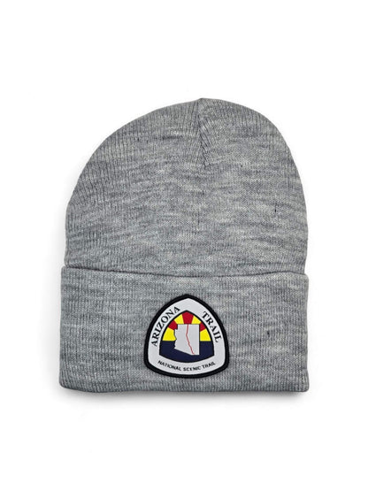 Moove Headwear grey acrylic rib-knit beanie with Arizona National Scenic Trail patch