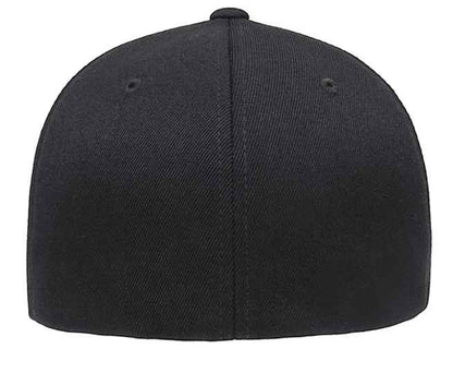 Moove Headwear black embroidered patch hiking cap with adjustable strap