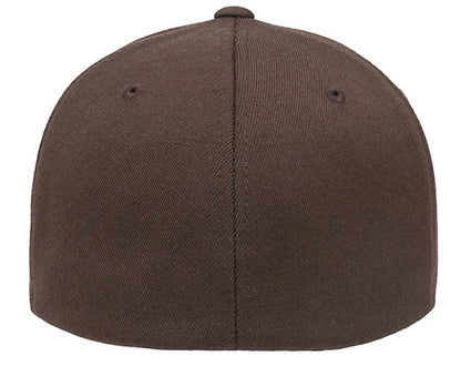 Moove Headwear brown fitted cap with embroidered Grand Teton National Park detail. Durable and breathable fabric.