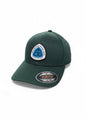 Moove Headwear CDT Continental Divide Trail trucker hat in dark green with adjustable fit and UV protection.