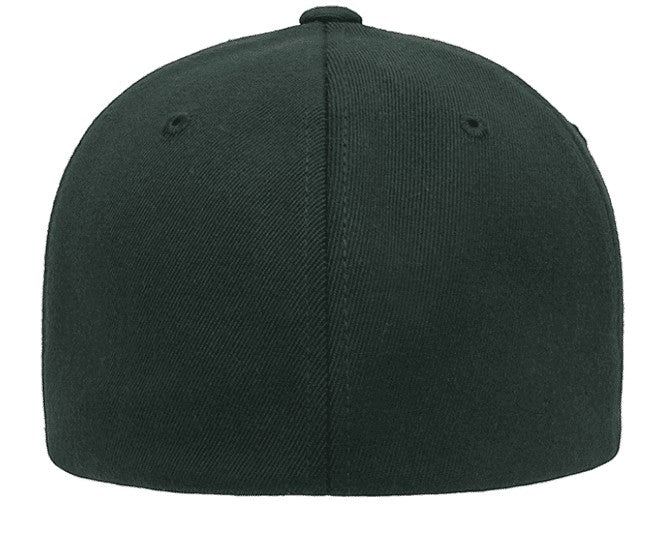 Moove Headwear dark green baseball cap with a flexible fit and breathable fabric for comfortable, stylish wear.