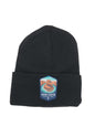 Moove Headwear black acrylic knit beanie with embroidered Grand Canyon National Park patch on front.