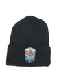 Moove Headwear black acrylic knit beanie with embroidered Grand Canyon National Park patch on front.
