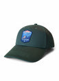 Moove Headwear dark green cotton dad hat with New River Gorge National Park woven patch