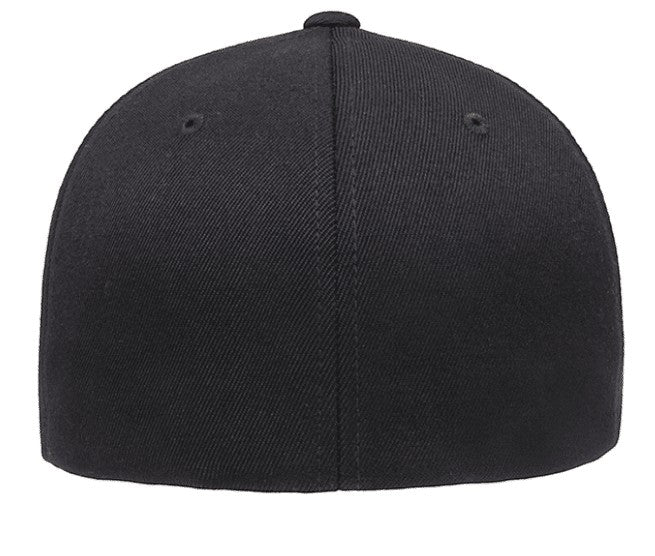 Moove Headwear black baseball cap with Sasquatch Bigfoot embroidery. Fitted dad hat style, ideal for outdoor adventures.